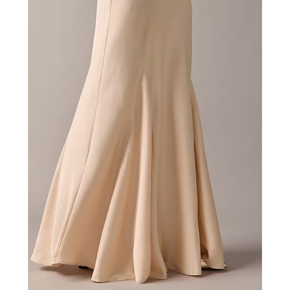 J.Crew Collection drapey slip skirt in featherweight satin - Picture 4 of 15